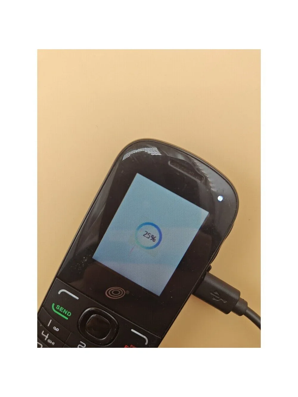 Alcatel A205G TracFone Black Boot Loop Flip Phone For Parts/Repair AS IS